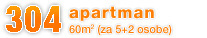 304 Lux Apartman****, 60m2, za 5+2 osobe